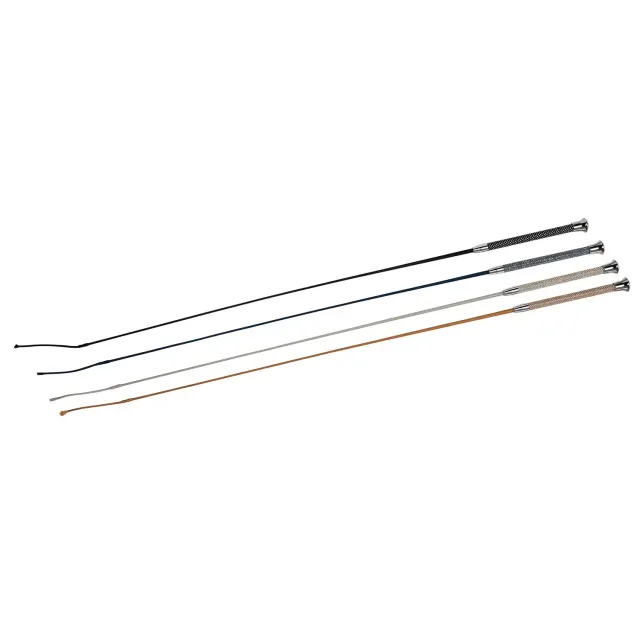 Källquist dressurpisk Bling sten sort 120 cm glasfiber