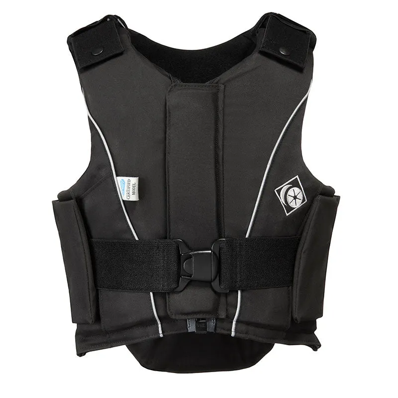Charles Owen JL9 sikkerhedsvest sort lynlås