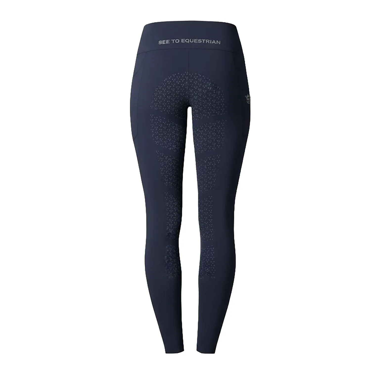 C2E Waterloo ridetights navy fullgrip lommer