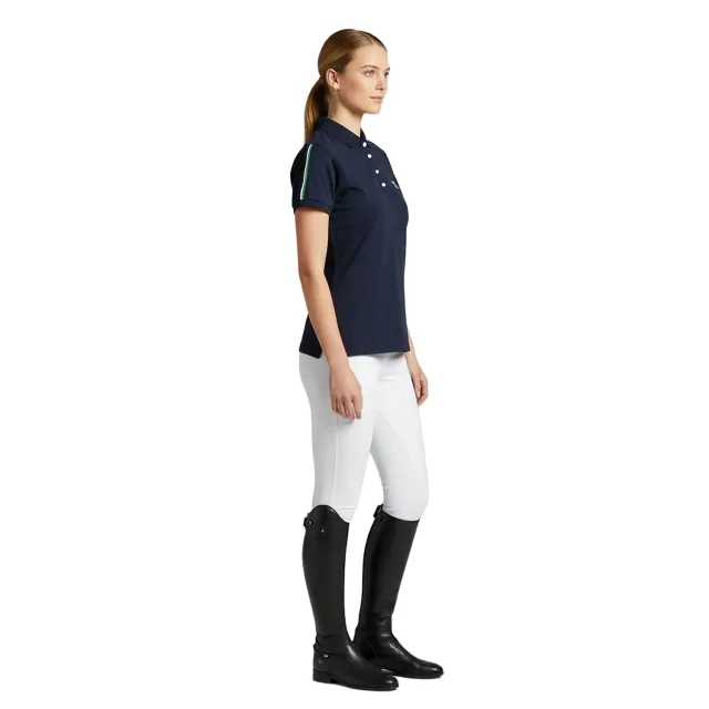 C2E Merced pique poloshirt navy quickdry