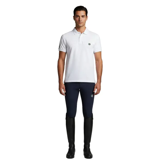 C2E Midtown Poloneck Pique poloshirt hvid quickdry