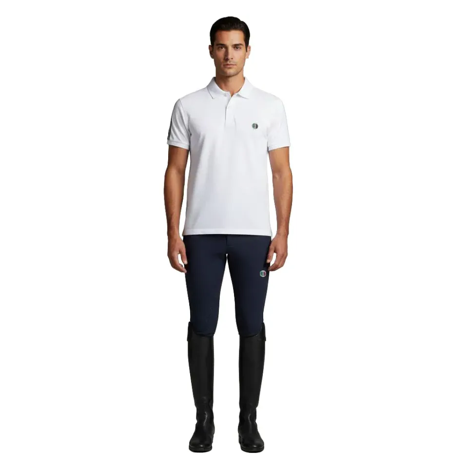 C2E Midtown Poloneck Pique poloshirt hvid quickdry