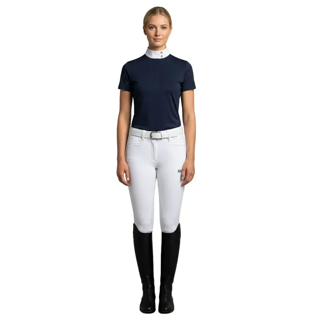 C2E CAMDEN Ladies stævnebluse Navy kort ærme