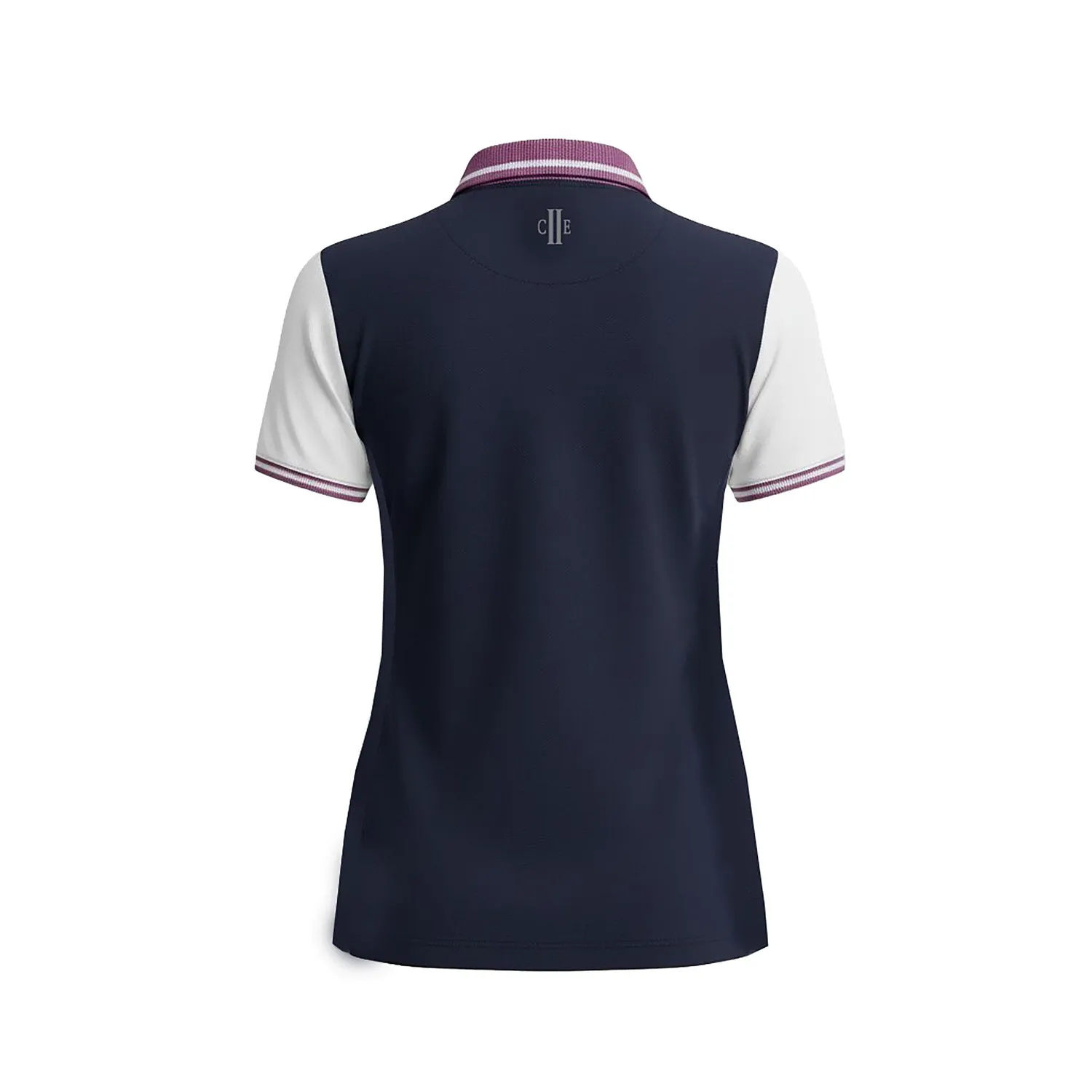 C2E Equestrain Liverpool polo navy teknisk piqué