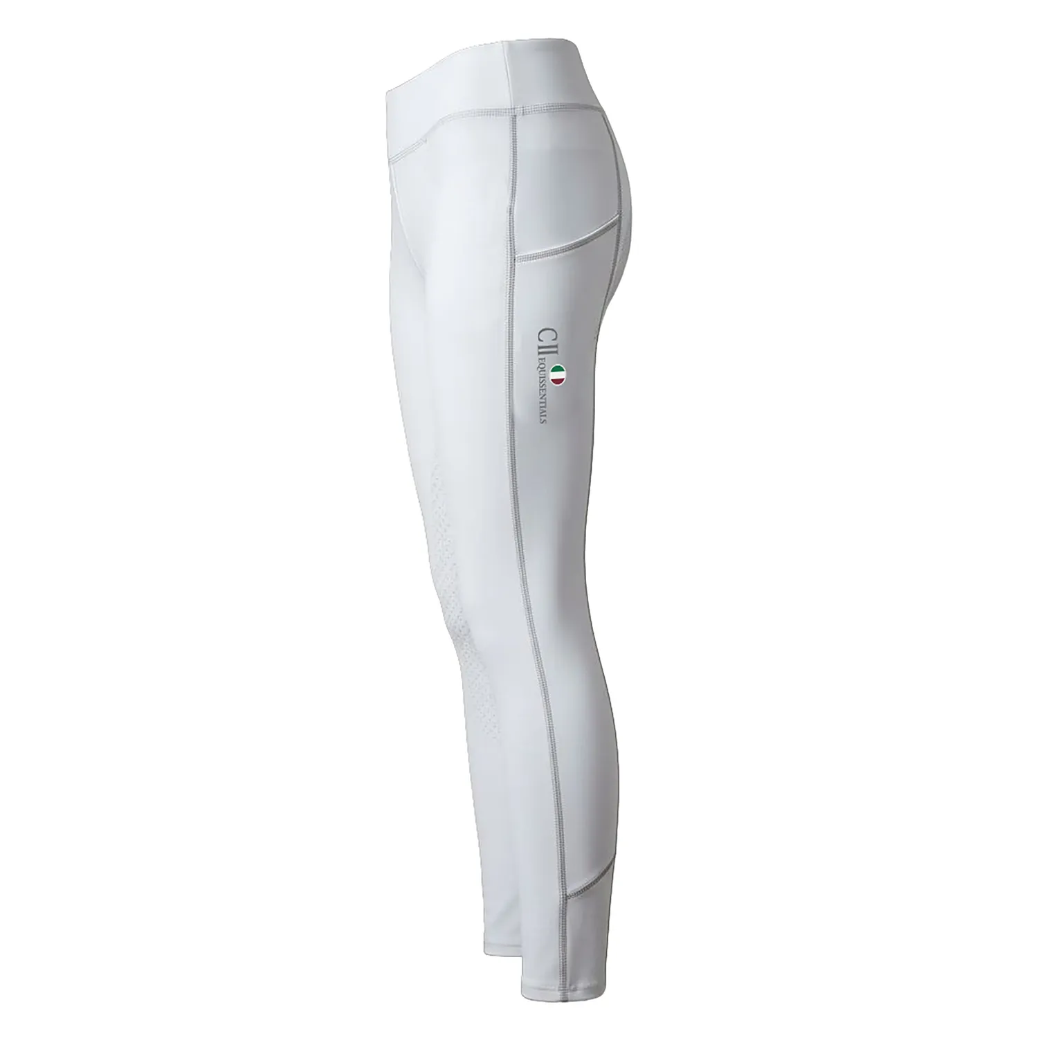 C2E Equestrain Guadalupe ridetights hvid pige fullgrip