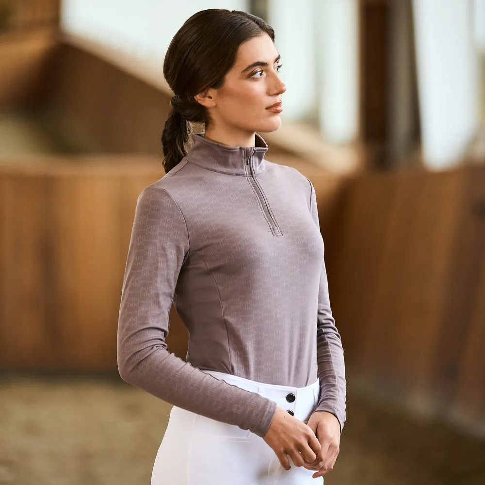 Kingsland Annabella træningstrøje Brown Iron lynlås