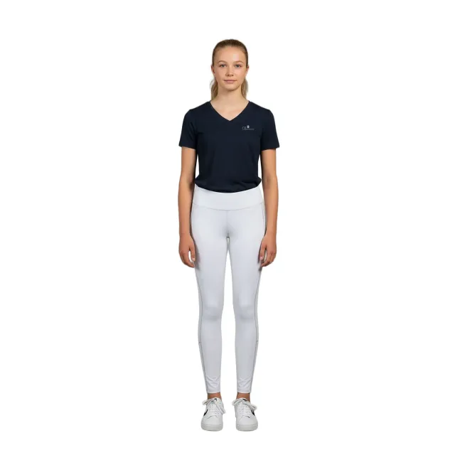 C2E Equestrain Guadalupe ridetights hvid pige fullgrip
