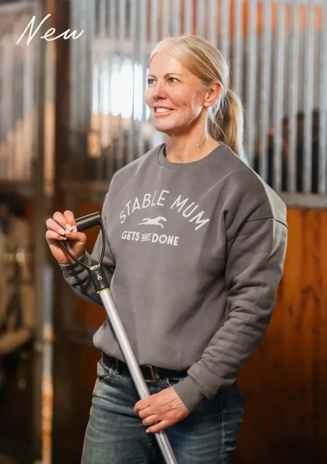 LOPE Stable Mum sweatshirt grå oversize M