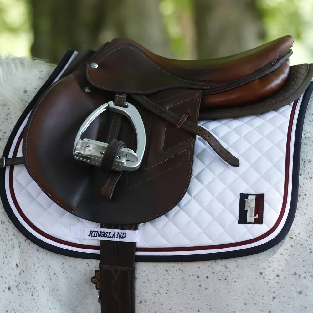 Kingsland Classic springsadelunderlag hvid quick-dry