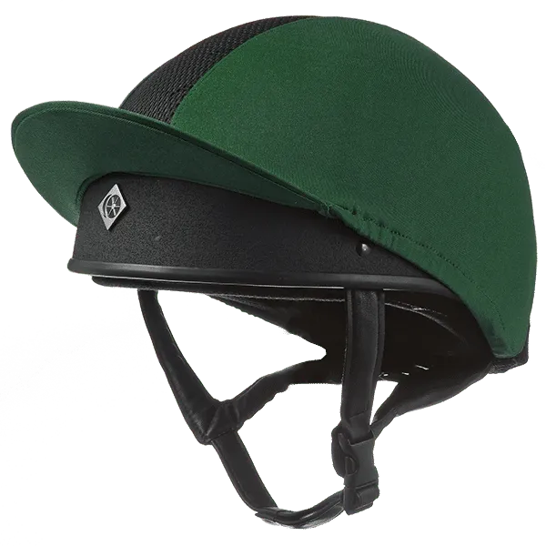 Charles Owen Pro II Plus hjelmovertræk sort medium ventileret
