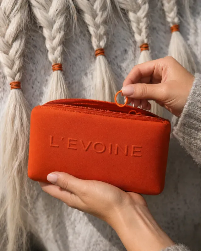 L'Evoine Le Bain plejetaske burnt red neopren