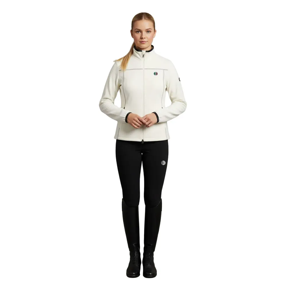 C2E Capistrano fleecejakke snow white 190g