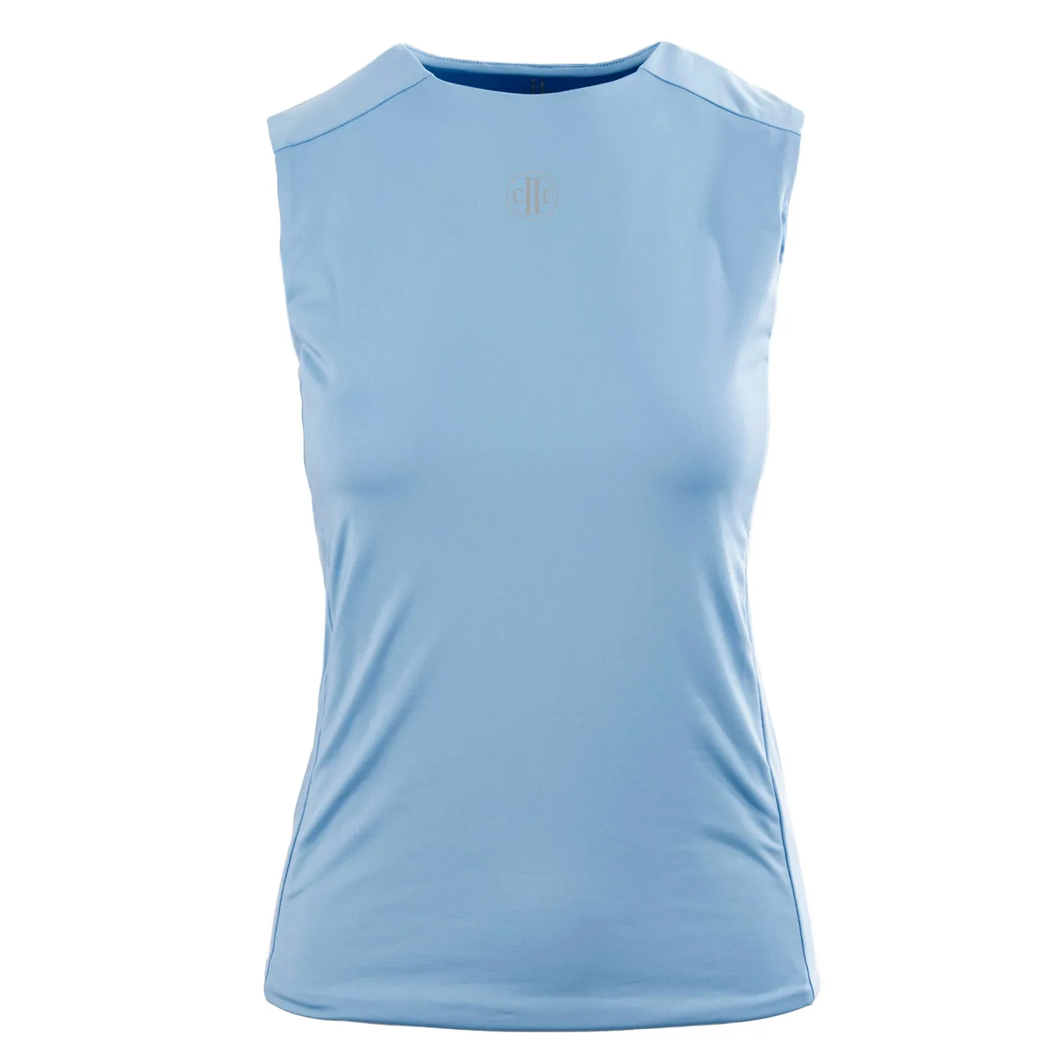 C2E Kew Garden singlet lyseblå dame stræk glitter