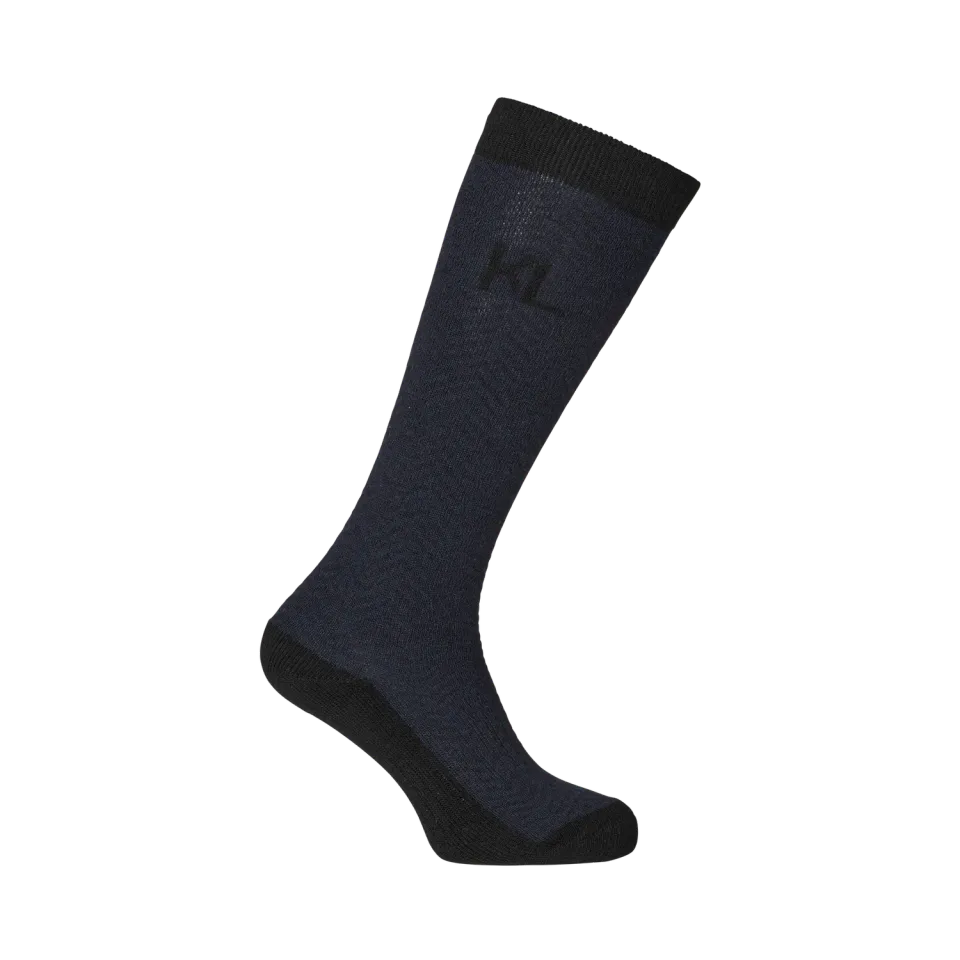 Kingsland KLAudrey ridestrømper uldmix navy knæhøj 38/40 sæt