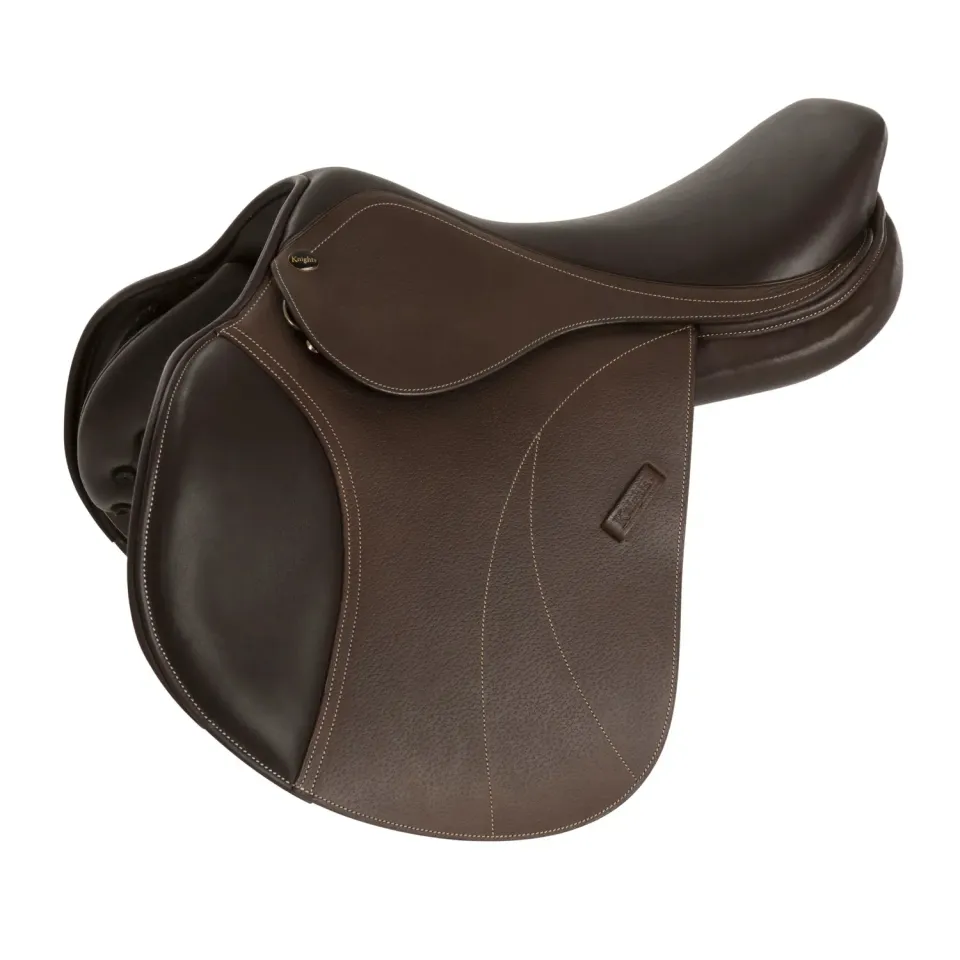 Källquist Knights Avalon springsadel sort 17" kalveskind