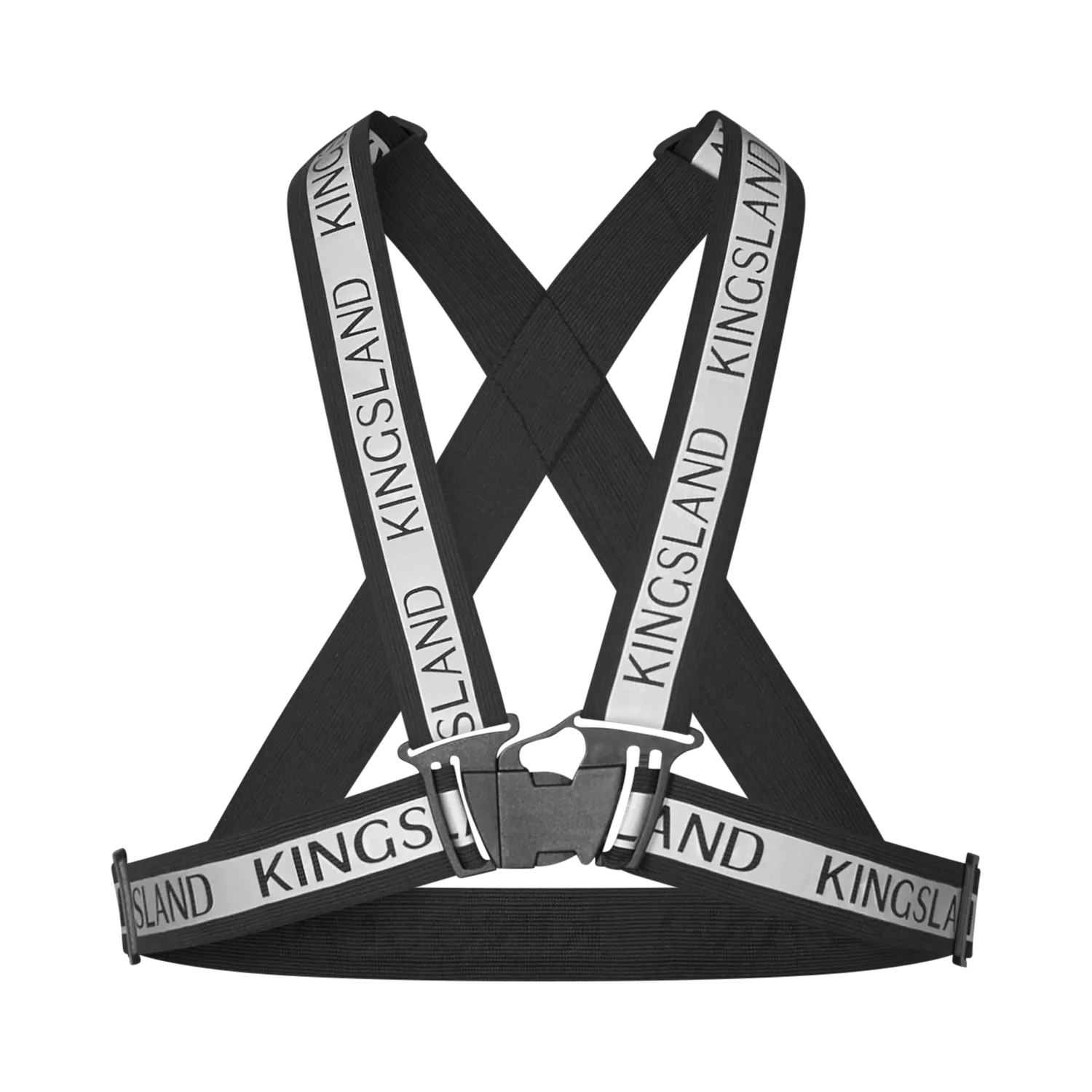 Kingsland Classic refleksvest sort onesize synlig