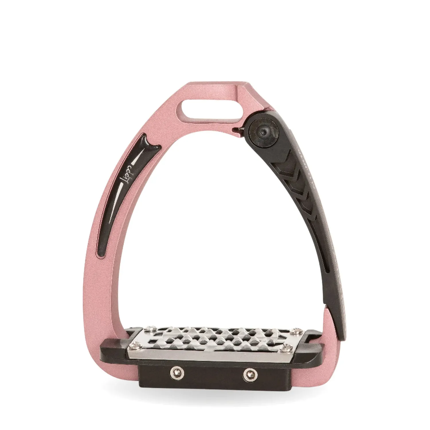 Källquist Lippo Alu Pro12 sikkerhedsstigbøjle sort mat 12 cm 2-pak bred sål
