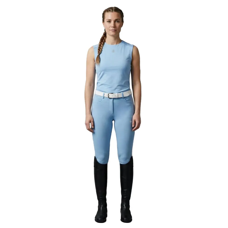 C2E Kew Garden singlet lyseblå dame stræk glitter