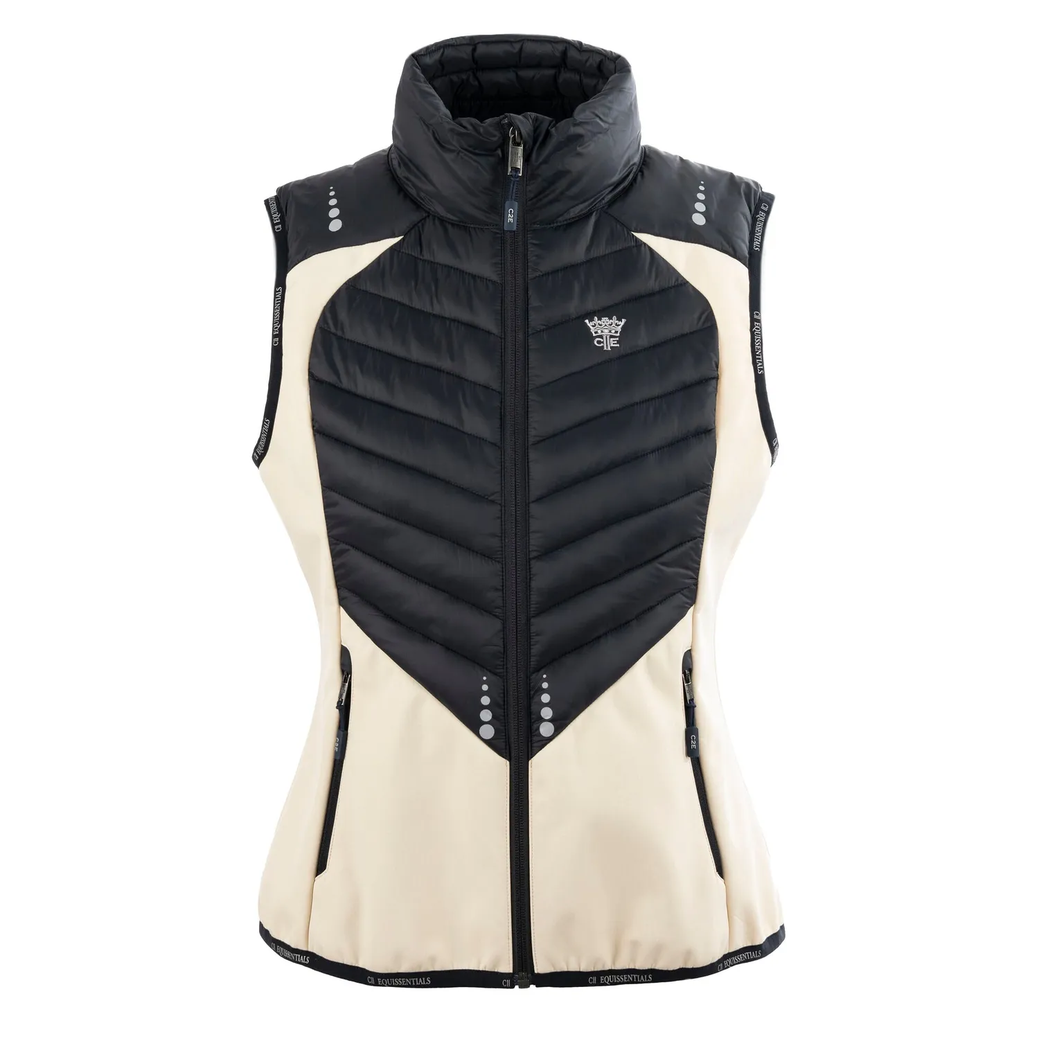 C2E Green Park Hybrid ridevest sandshell beige vandtæt