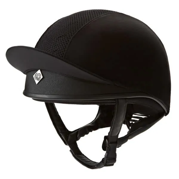 Charles Owen Pro II Plus hjelmovertræk sort medium ventileret