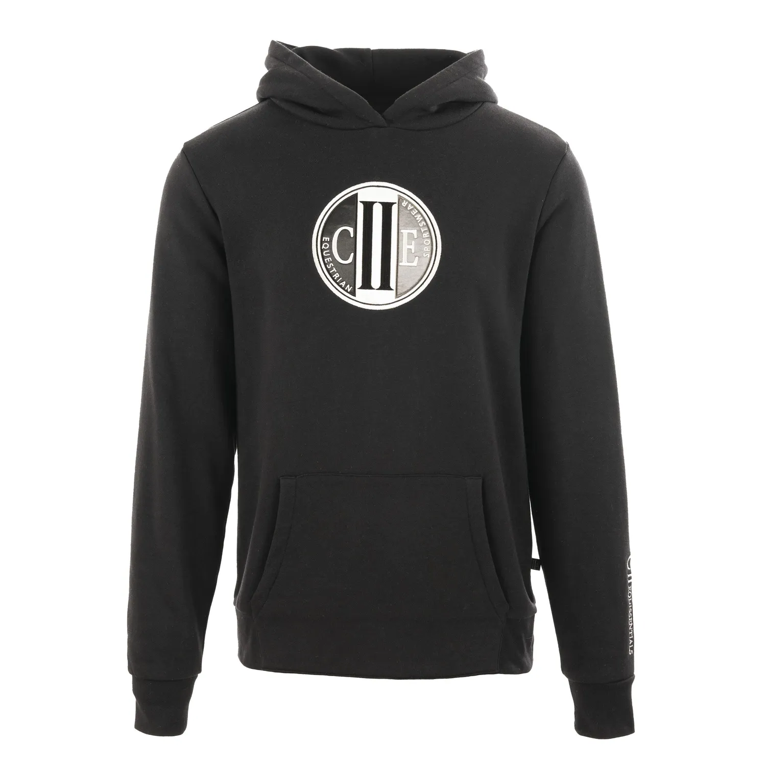 C2E Stocton hoodie sort Jet Black unisex