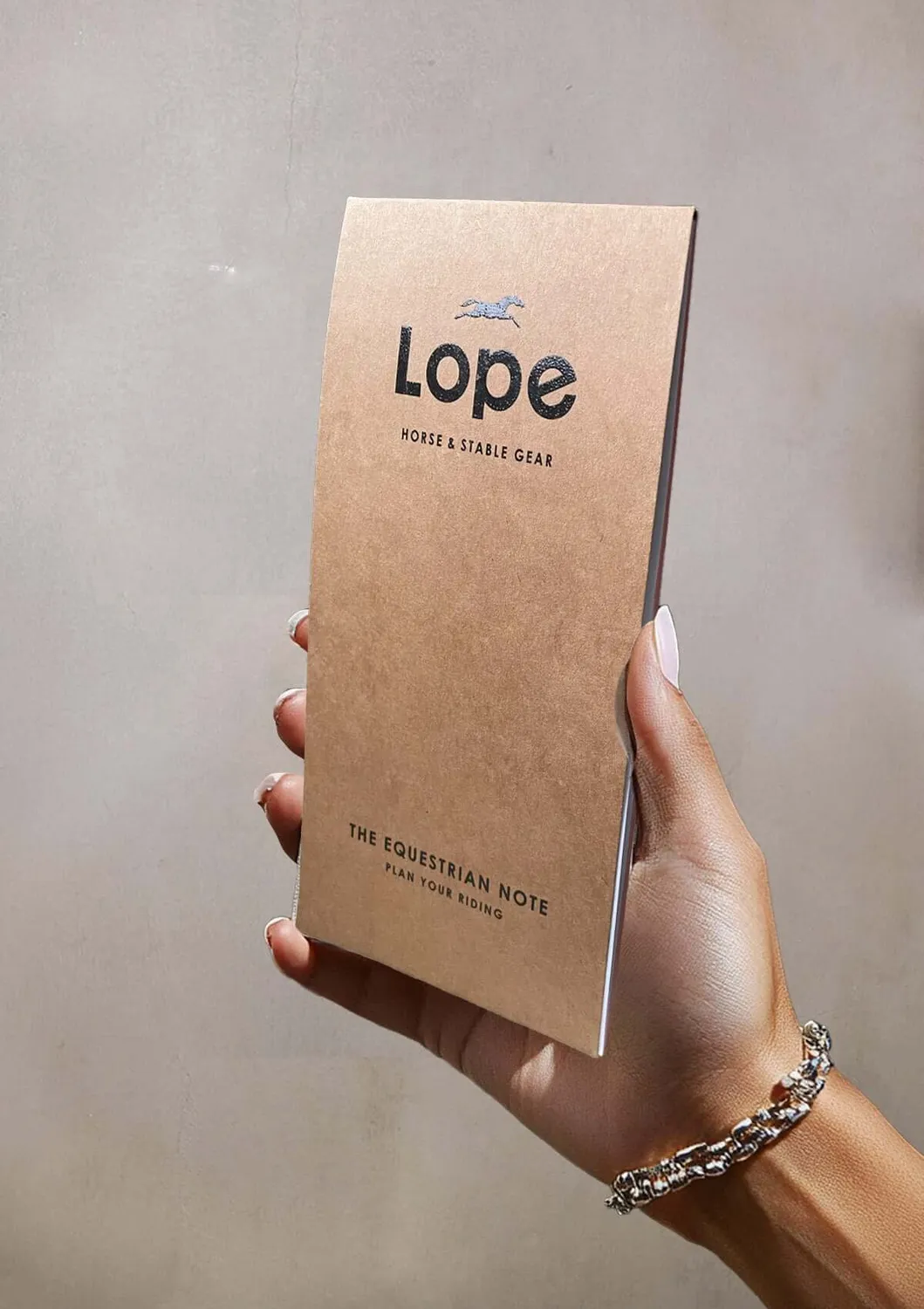 Lope Ridbaneblock notesblok ridebane 11x21 cm