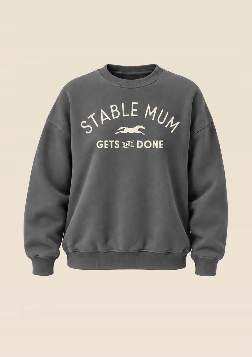 LOPE Stable Mum sweatshirt grå oversize M
