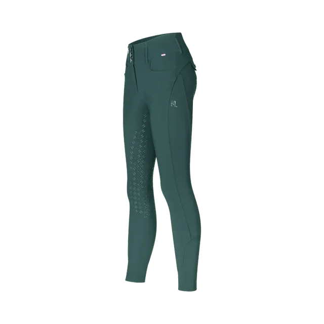 Kingsland KLKimi ridebukser A-shape full-grip grøn 38 vandafvisende