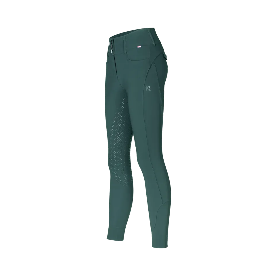 Kingsland KLKimi ridebukser A-shape full-grip grøn 38 vandafvisende