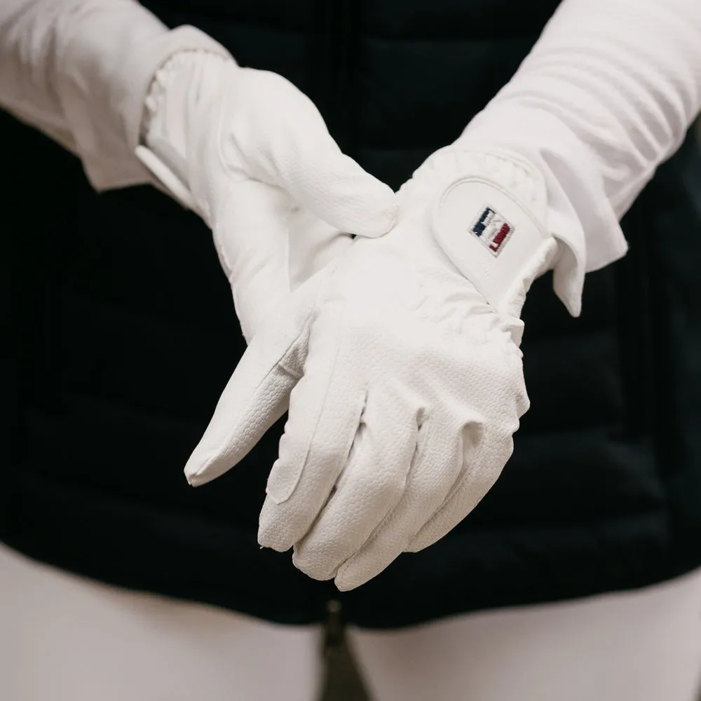 Kingsland Classic ridehandsker sort syntetisk læder