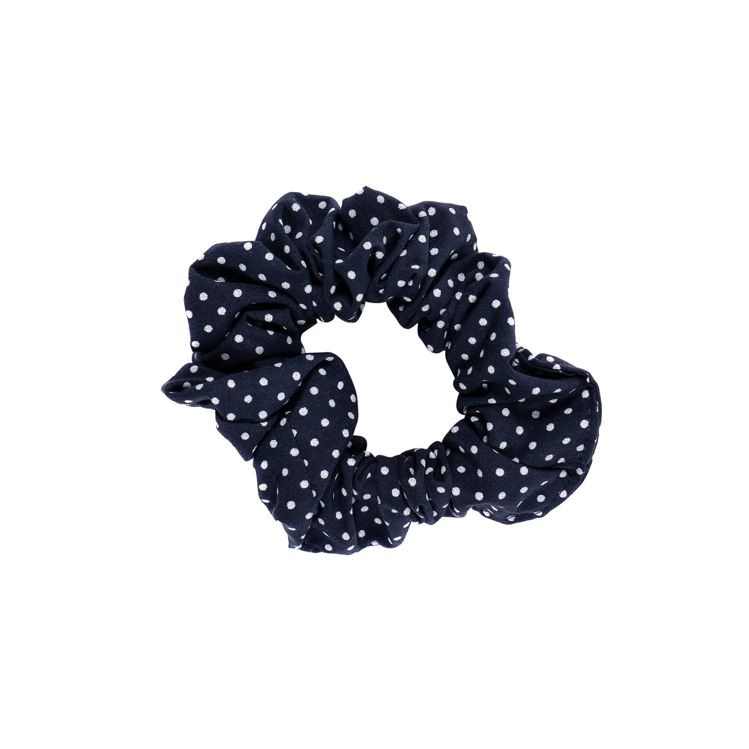 Racesafe Spotted Scrunchie hårelastik Navy prikket