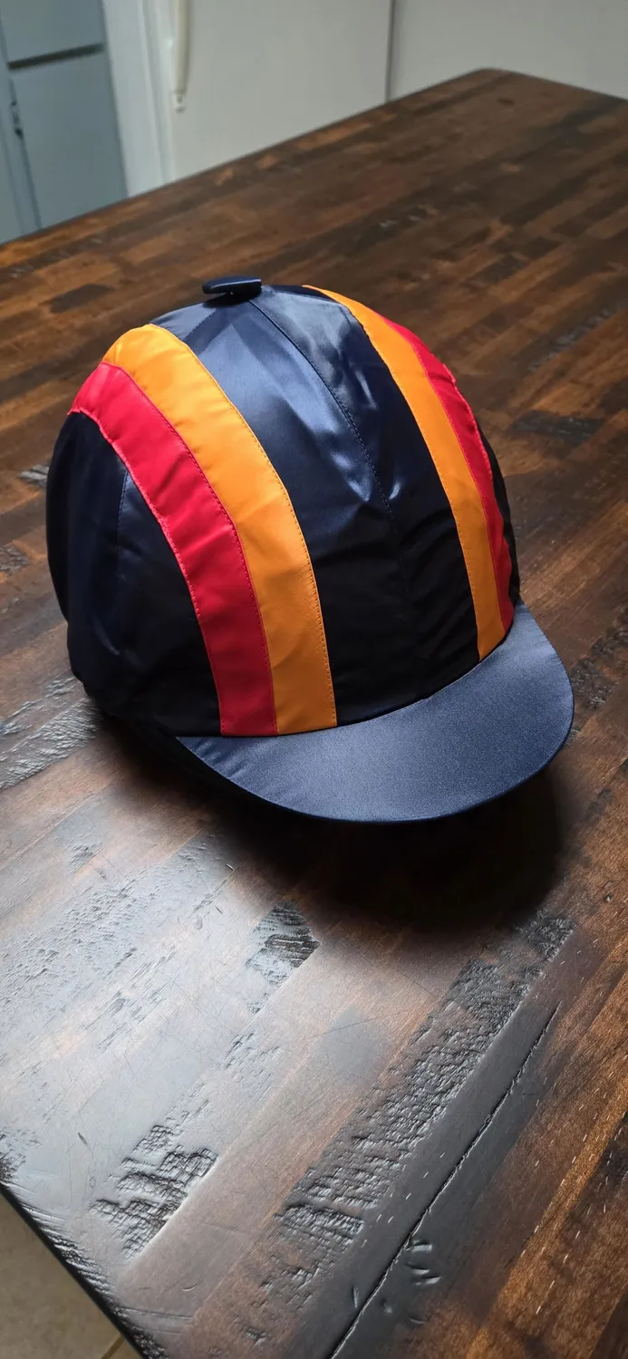 Racesafe Custom Hat Cover hjelmovertræk Satin design selv