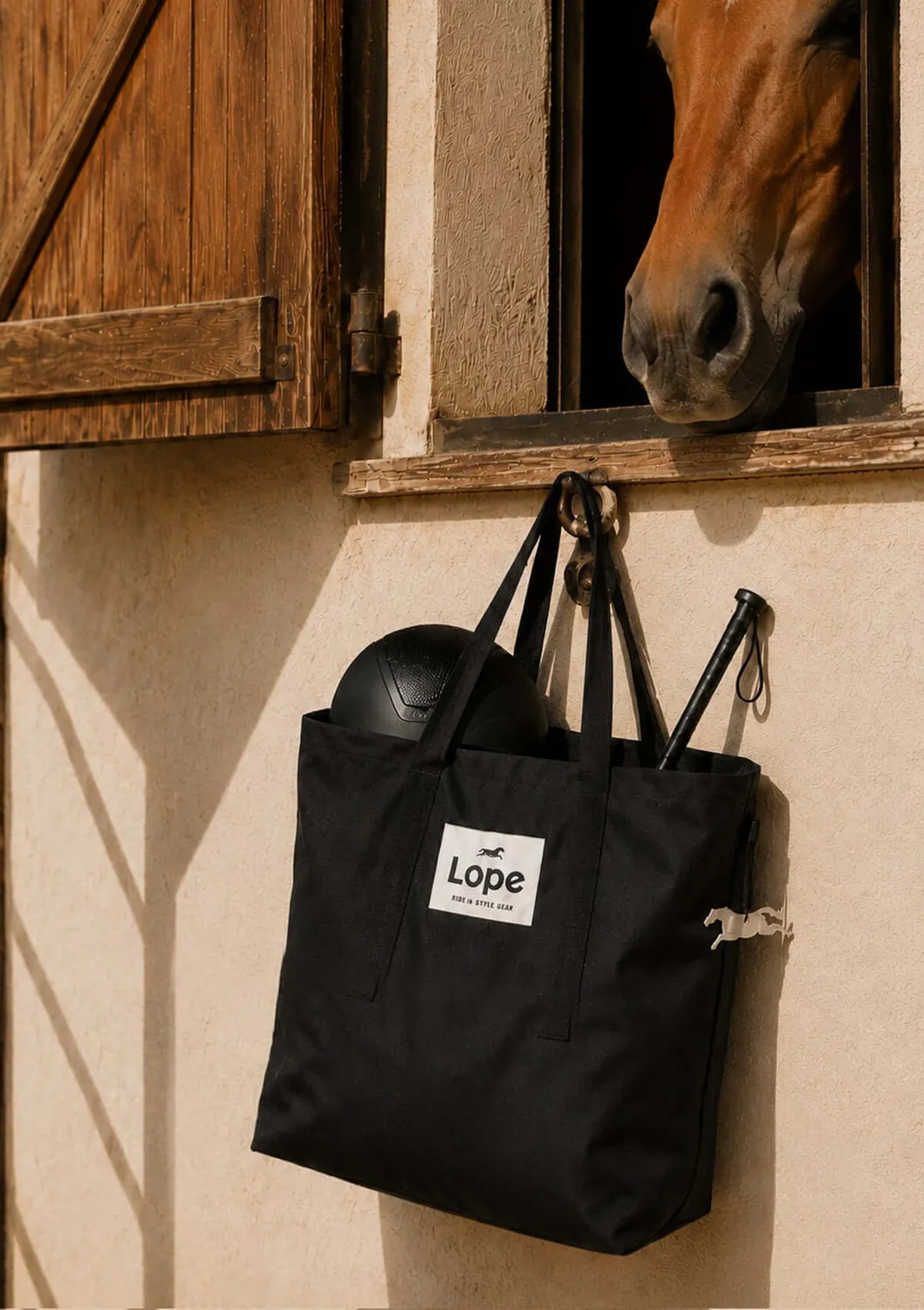LOPE Champion Redux staldtaske sort stor