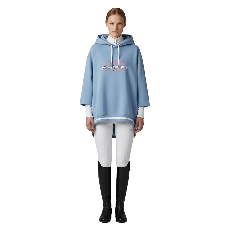 C2E BARBICAN sweatshirt lyseblå dame oversize