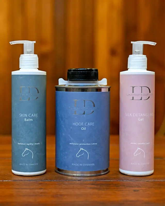 Laudrup & Dufour Hoof-Skin-Silk Set plejesæt 3 dele