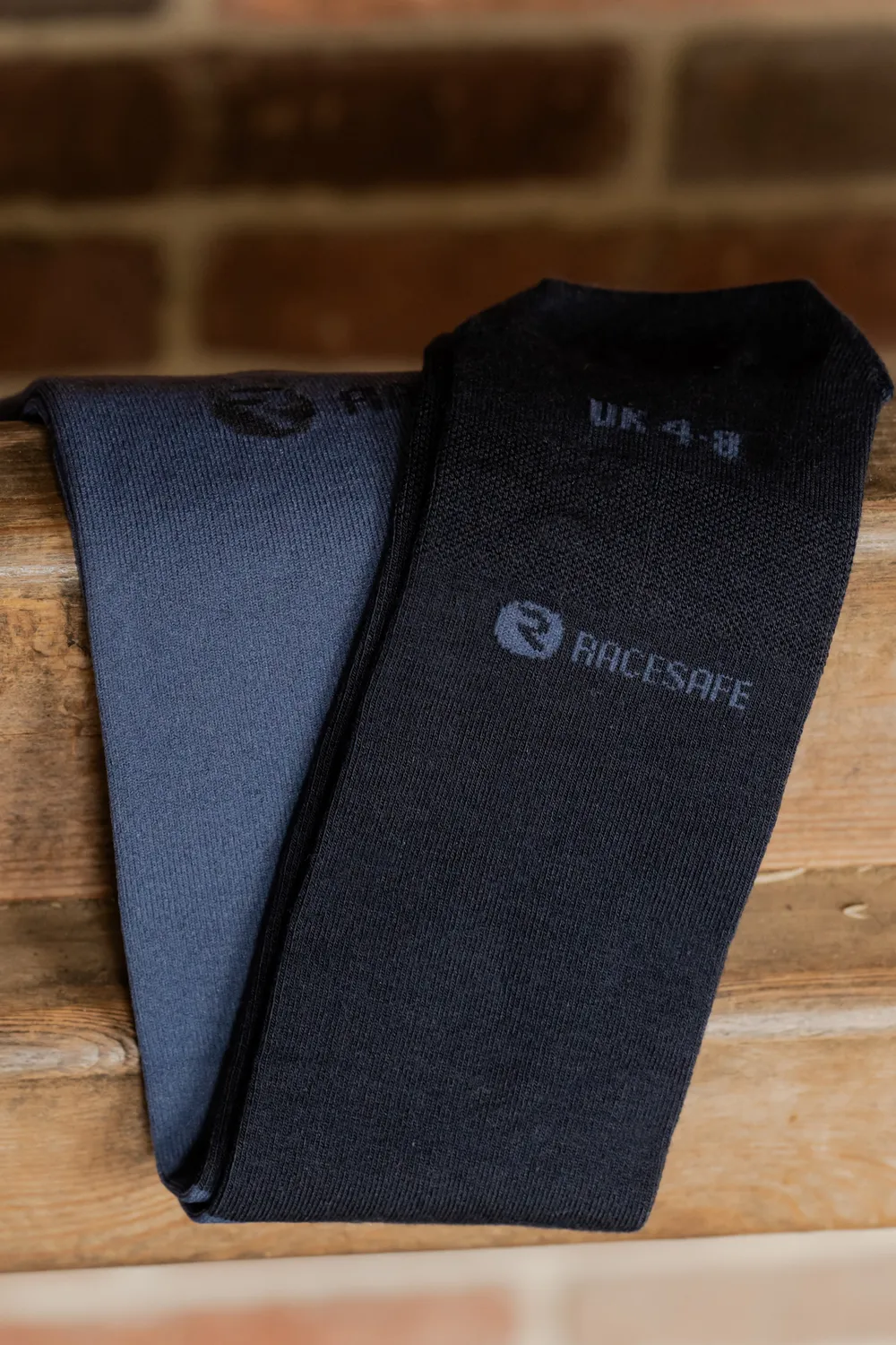 Racesafe Riding Socks ridestrømper shadow blue kompression