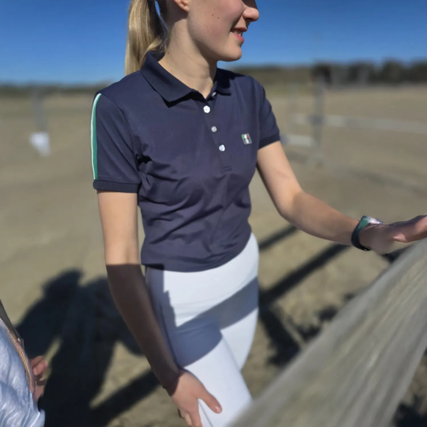 C2E Merced pique poloshirt navy quickdry