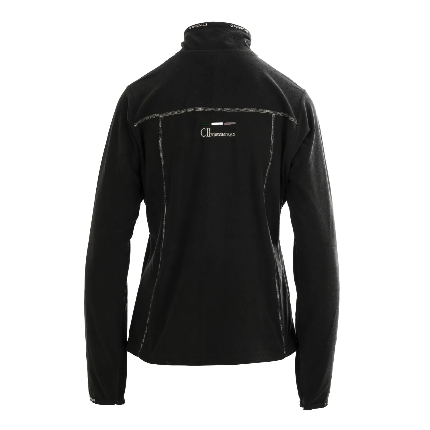 C2E Capistrano microfleece jakke sort S genbrugspolyester