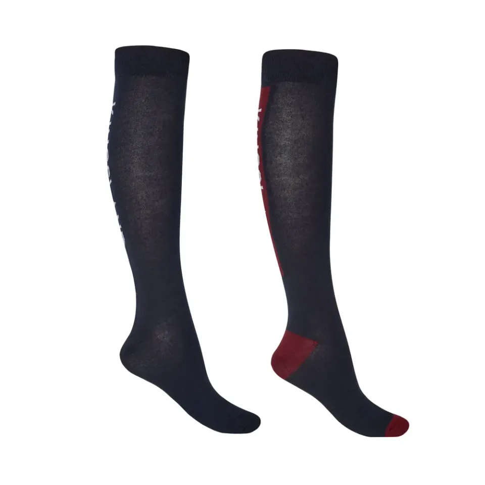 Kingsland Classic ridestrømper 2-pak navy 38/40