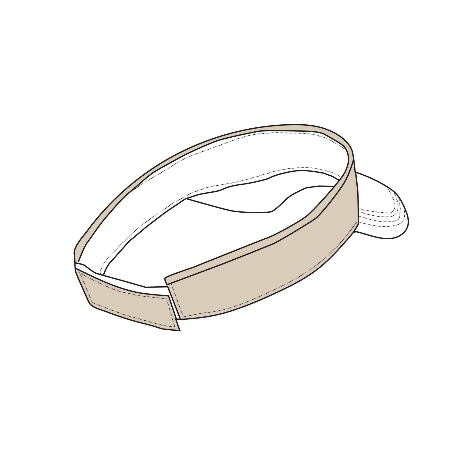 C2E Somerset solskygge beige dame twill