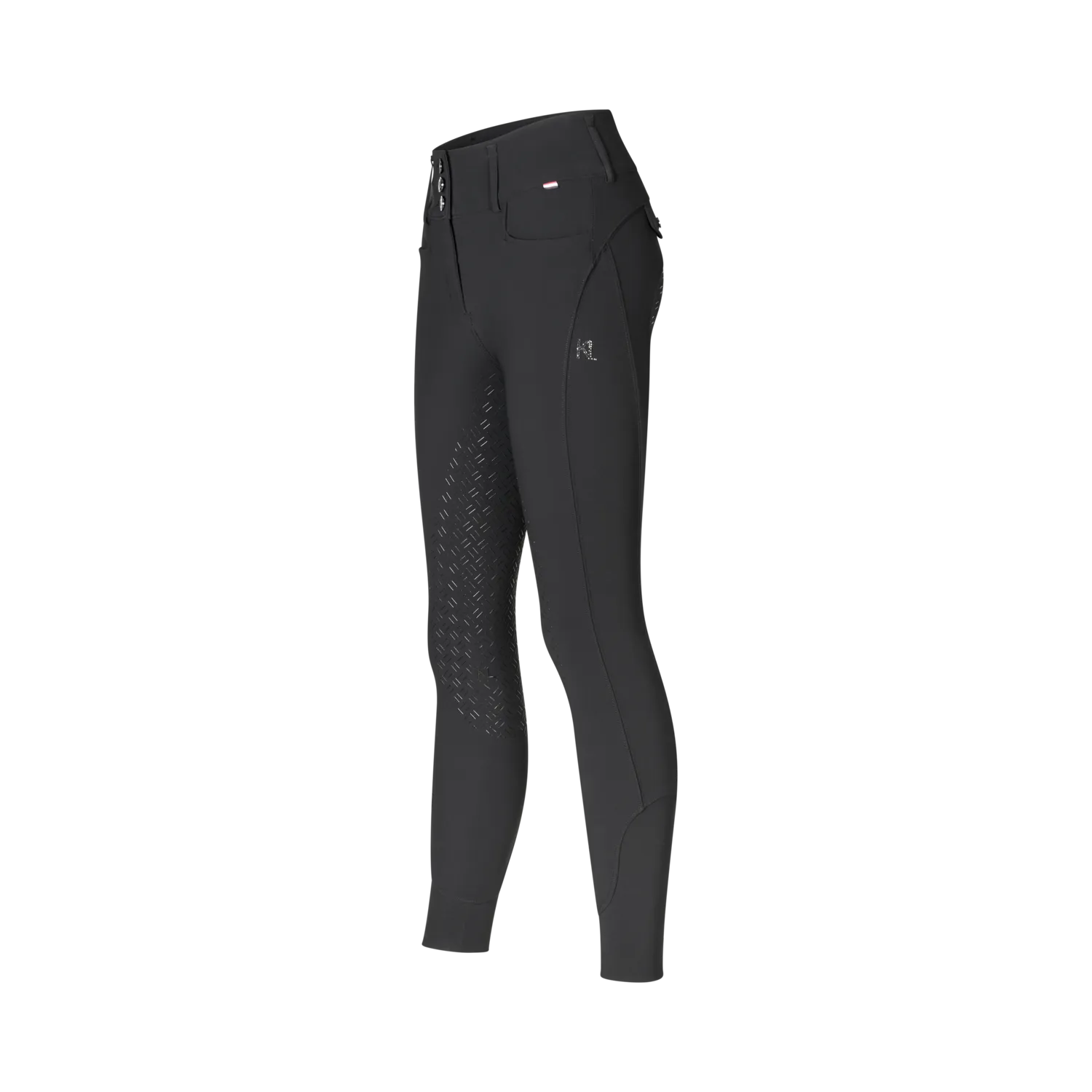 Kingsland KLKimi A-Shape ridebukser full-grip sort
