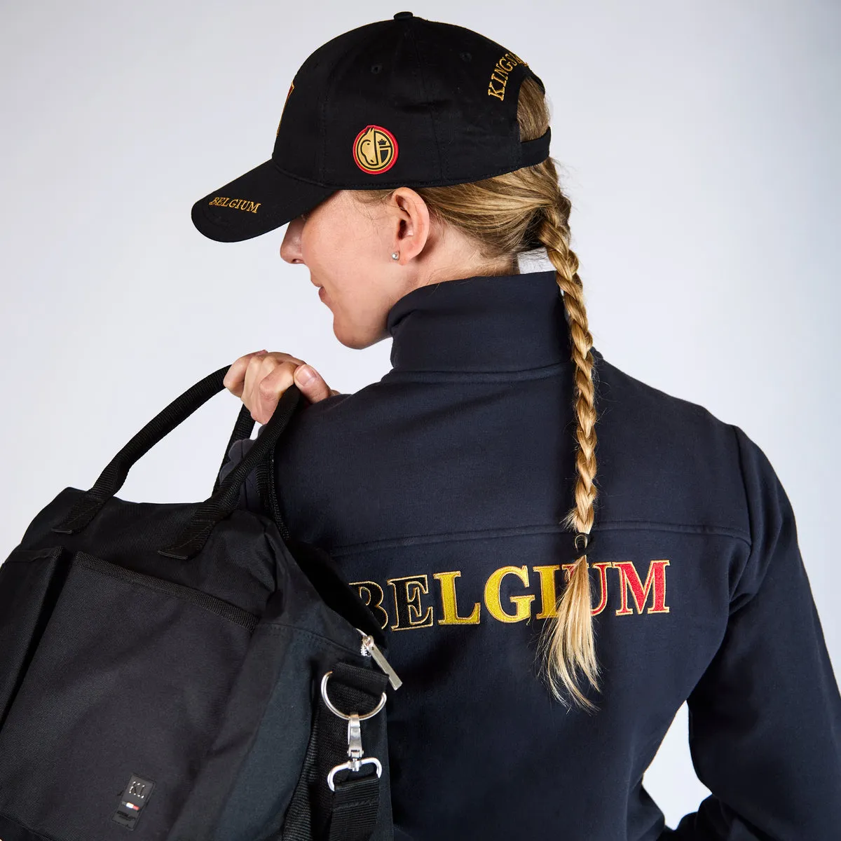 Kingsland Equibel fleecetrøje navy unisex federation