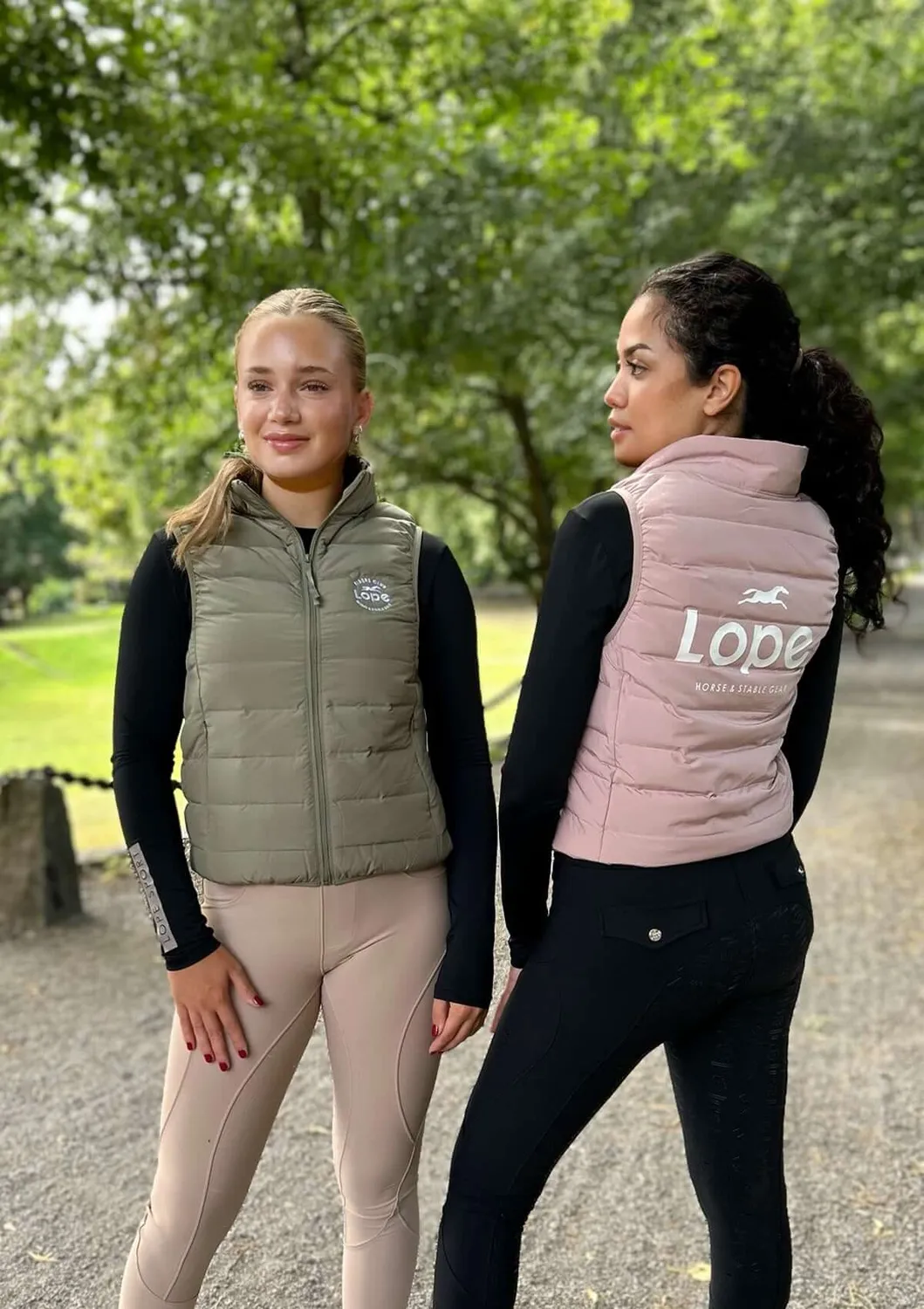 LOPE Team Vest dunvest grågrøn vandafvisende