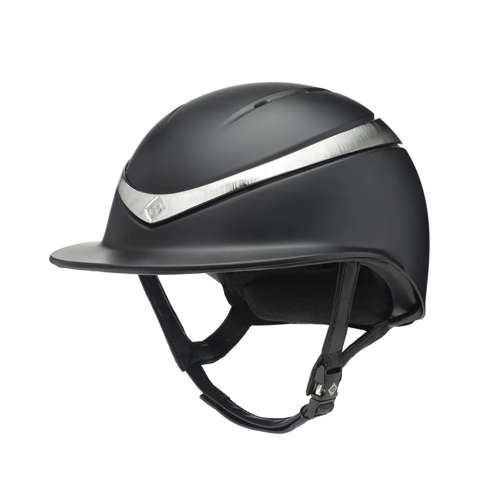 Charles Owen Halo Luxe stævnehjelm sort medium