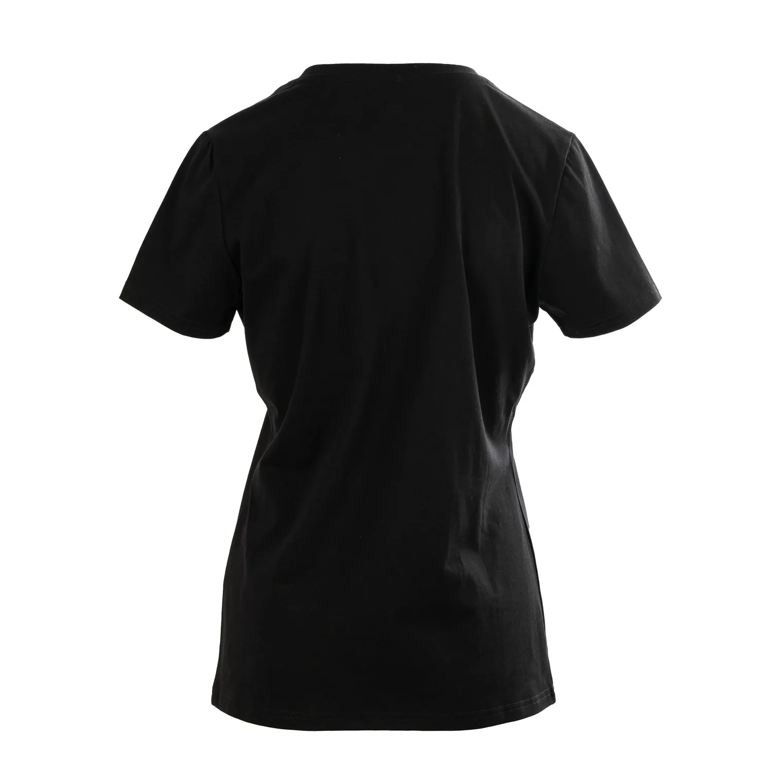C2E Albergo t-shirt sort dame bomuld broderi