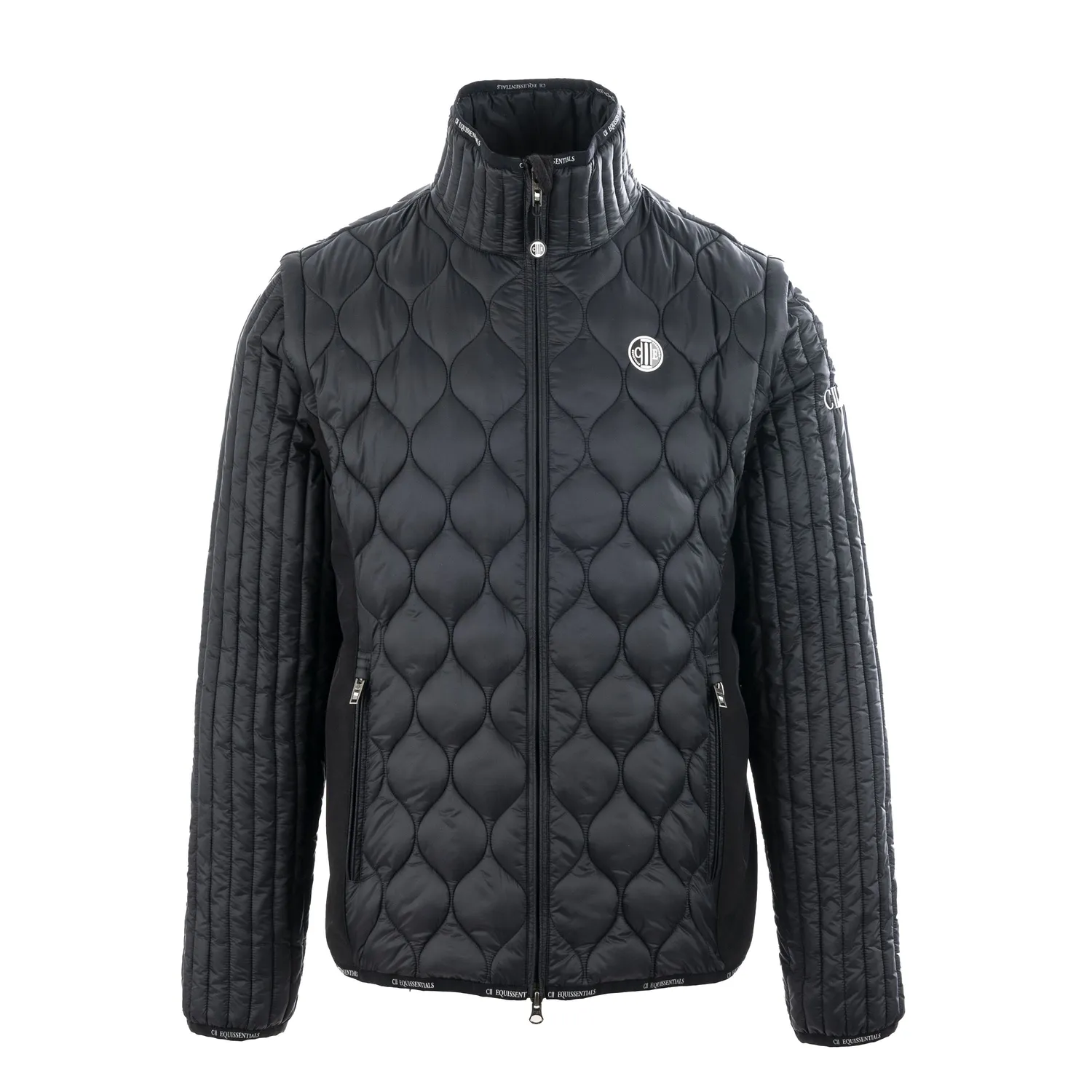 C2E Equestrain Colfax 2-i-1 jakke sort vandafvisende