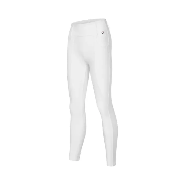 Kingsland KLKristin Ridebukser Hvid F-Grip A-shape fullgrip