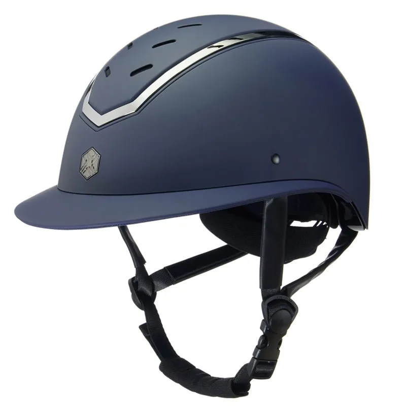 Charles Owen Kylo ridehjelm navy mat Medium Mips