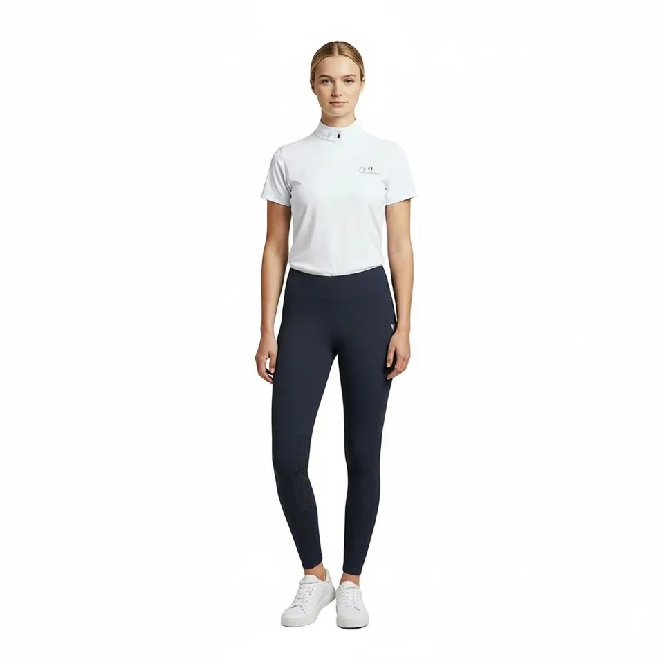 C2E Waterloo ridetights navy fullgrip lommer