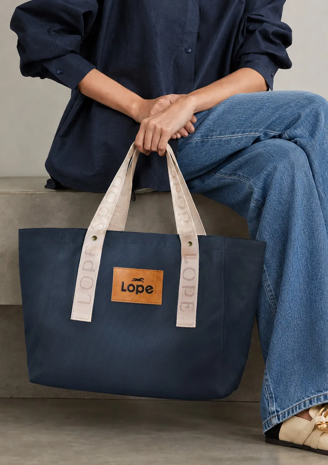 LOPE Tote staldtaske midnight blue 900D